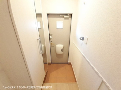 ゆったりとした玄関です