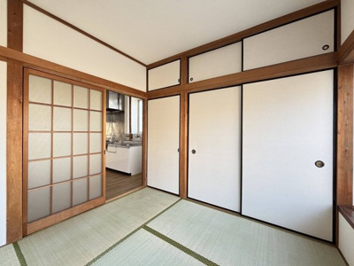 明るい和室です