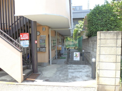 落ち着いたエントランスです