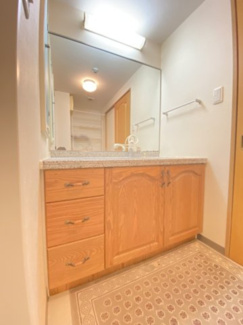 洗面からお化粧まで!忙しい朝の準備にぴったりな洗髪洗面化粧台付き!!
