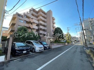 見通しの良い前面道路