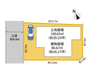 南川崎　上物付土地の画像