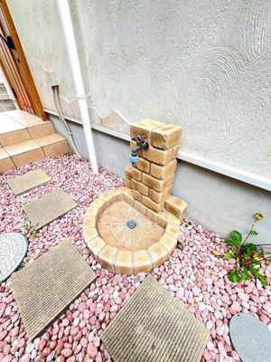 おしゃれな外水栓です♪