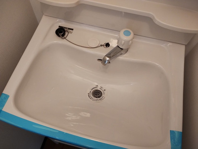 忙しい朝には欠かせない洗面所です